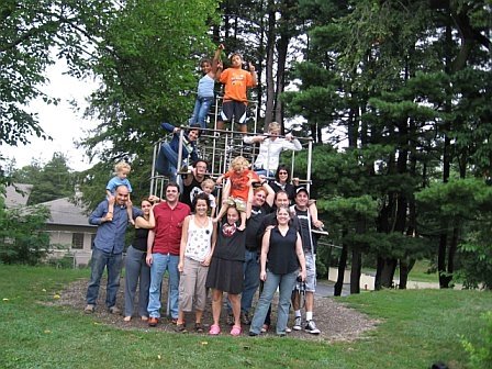 Brent Colyer with friends in New Paltz, NY, 2006