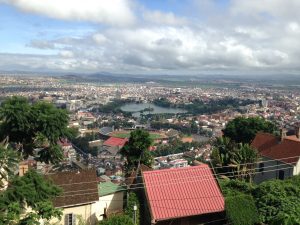View of Antananarivo, Madagascar from Haute Ville (Upper Town)
