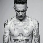 Ninja from Die Antwoord. (Photo from http://www.dazeddigital.com/artsandculture/article/24148/1/tattooing-a-ninja; Photography Pierrre Debusschere; styling Robbie Spencer)